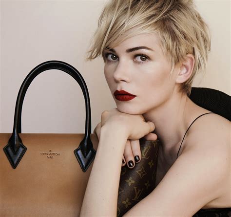 michelle williams louis vuitton back of hair|michelle williams hair.